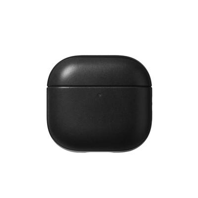 Nomad Modern Leather Case AirPods 4 Zwart