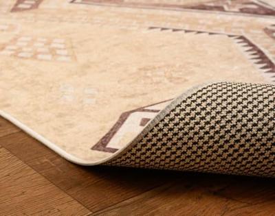 Tapeso Berber vloerkleed wasbaar - Moderna crème - 140x200 cm