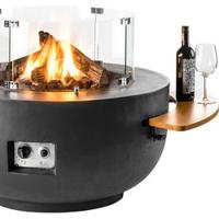 Happy Cocooning: Houten Side Table voor Cone & Bowl met 2 poeder coated/rubber steunen - 2 stuks - thumbnail