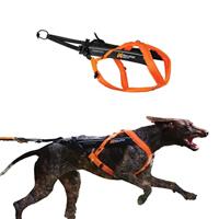 Non-stop dogwear® Trektuig Freemotion Harness 5.0, black/orange, Maat: 8 - thumbnail