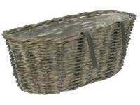 Balkonbak 56cm grijs - thumbnail