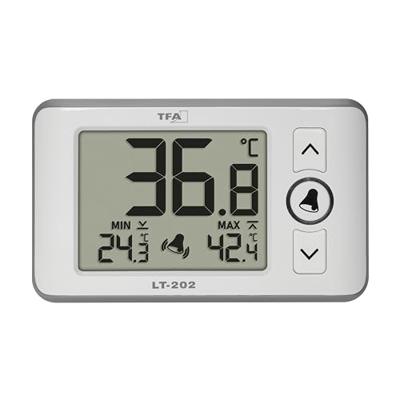 TFA Dostmann Digitales Profi-Thermometer mit Kabelfühler LT 202 30.1052.02 Thermometer Wit