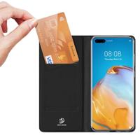 Dux Ducis pro serie - slim wallet hoes - Huawei P40 Pro - Zwart - thumbnail