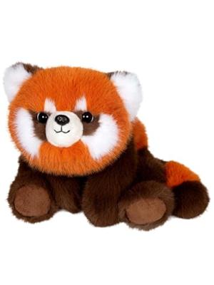 Pluche knuffel rode panda Floppy Choopy - GIPSY TOYS - 22 cm - Oranje / Bruin / Wit