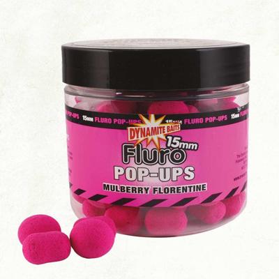 Dynamite Baits Fluoro Pop-ups Mulberry Florentine 12mm 48 gr