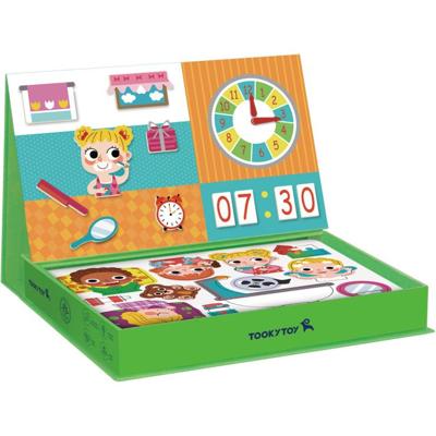 Tooky Toy a wonderful day educatief houten magneetbord 108-delig