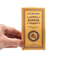 Ayurvedic Backflow Wierook Kegels Sandelhout - thumbnail