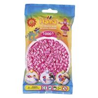 Hama strijkkralen roze 1000 stuks - thumbnail
