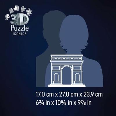 Iconics 3D Puzzel - Verlichte Arc de Triomphe