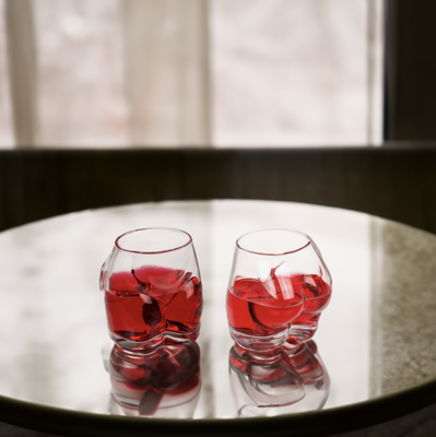 Bottoms Up glazen - Grappige Billen Glazen