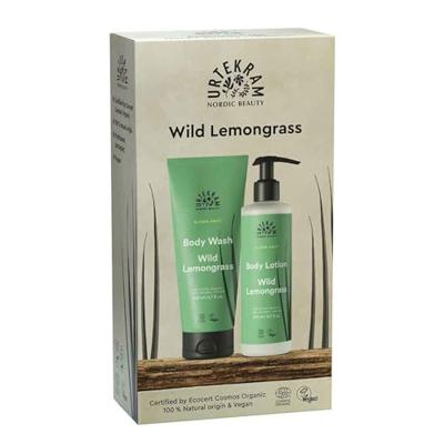 Urtekram Body Wash & Body Lotion Wild Lemongrass Giftset