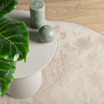 Tapijt HUARTE Beige 160 x 230 cm Polyester