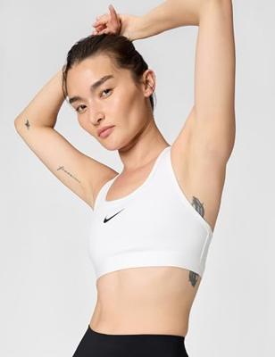Nike PRO Dri-FIT Dames sport-bh (Wit, XS)