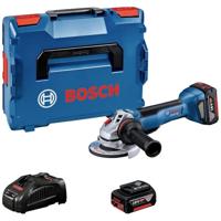 Bosch Professional GWS 18V-10 P 06019J4101 Haakse accuslijper 125 mm Incl. 2 accus, Incl. lader, Incl. koffer 18 V 5 Ah - thumbnail