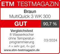 Braun WK300 Multiquick 3 Waterkoker Wit - thumbnail