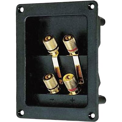 Visaton Dubbele aansluitterminal BT 95/75 1 stuk(s) Visaton Dubbele aansluitterminal BT 95/75 1 stuk(s)