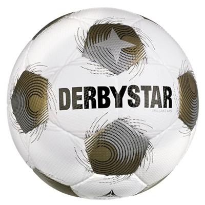 Derbystar Voetbal Brillant APS Wit goud zilver V25 1002 Derbystar Voetbal Brillant APS Wit goud zilver V25 1002