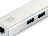 LevelOne USB-0503 Gigabit USB netwerkadapter met USB-hub - thumbnail