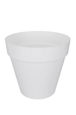 Elho pot+wiel loft urban rond D50cm wit