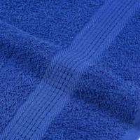 Saunahanddoeken 4 st 80x200 cm 360 g/m 100% katoen blauw - thumbnail