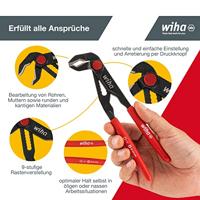 Wiha Waterpomptang Classic met drukknop | 180mm/7" - 26764 - 26764 - thumbnail