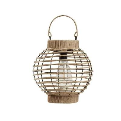 Solarlantaarn - SMART GARDEN - Terra - Warmwitte LED - 5 lumen - Natuurlijk beige - Kunststof - 23 x 22,5 cm