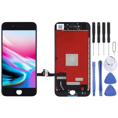 Origineel LCD-scherm en digitizer volledige montage voor iPhone 8 (zwart)