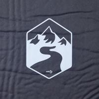 Kampeermatras met gentegreerd kussen zelfopblazend grijs - thumbnail