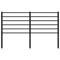 Hoofdbord metaal zwart 160 cm - thumbnail