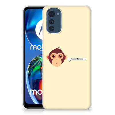 Motorola Moto E32/E32s Telefoonhoesje met Naam Monkey Motorola Moto E32/E32s Telefoonhoesje met Naam Monkey