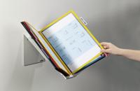 Durable Standaard voor bureaustandaard VARIO® PRO 10 - 5579 Zwart, Rood, Geel, Groen, Donkerblauw DIN A4 Aantal meegeleverde displaypanels 10 - thumbnail