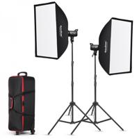 Godox SL100BI Kit - LED light kit Bi-Color (2xSL100Bi & accessories) - thumbnail
