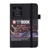Sakura schetsboek, 140 g/m², ft 9 x 14 cm, zwart, 80 vel - thumbnail