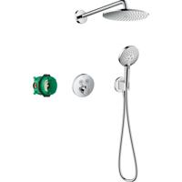 Hansgrohe Raindance s inbouwset thermostaat en hoofddouche 24cm chroom 27951000 - thumbnail