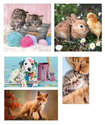 Clementoni legpuzzel super color 10in1 animal friends - thumbnail