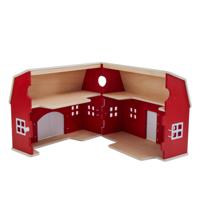 Schleich farm world houten boerderij 42602 - thumbnail