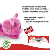 Nici glubschis pluchen knuffel liggende muis maisie, 25cm - thumbnail