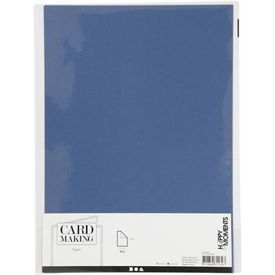 Creativ Company Papier blauw a4 110gr, 20st.