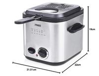 Princess 182611 Frituurpan 1.2 l 840 W 6 fonduevorkjes RVS (geborsteld) - thumbnail