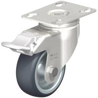 Blickle LKPXA-TPA 80G-FI Zwenkwiel met rem Wieldiameter: 80 mm Draagvermogen (max.): 100 kg 1 stuk(s) - thumbnail