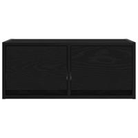 Tv-kasten 60x31x25,5 cm spaanplaat zwart eikenkleurig - thumbnail