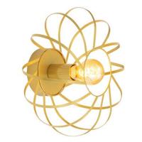 Wandlamp Pamplona E27 - goudkleur - 15xØ30 cm - Leen Bakker - thumbnail