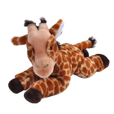 Wild Republic knuffel giraffe Ecokins junior 30 cm pluche bruin