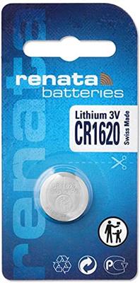 Renata Knoopcel CR1620 3 V 1 stuk(s) 68 mAh Lithium CR1620 Renata Knoopcel CR1620 3 V 1 stuk(s) 68 mAh Lithium CR1620
