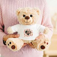 Knuffelbeer met foto - Teddybeer - 20 cm - thumbnail