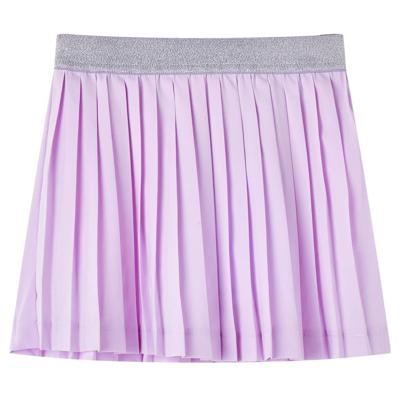 VidaXL Kinderrokje geplooid 128 lila