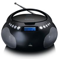 Lenco Draagbare radio CD/MP3 met USB en Bluetooth Zwart - SCD-331BK - thumbnail