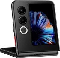 ZTE Nubia Flip 2 5G - Opvouwbare smartphone met IA, 8 GB + 256 GB, FHD+ AMOLED-display, 120 Hz, 50 MP-camera, 4325 mAh-accu, snel opladen 33 W, Android 14, inclusief beschermhoes, zwart - thumbnail