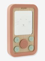 Trixie houten siliconen baby telefoon - mrs. cat - thumbnail