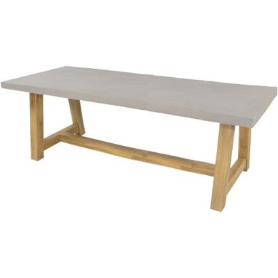 Tuintafel Judy met betonlook blad 250x100x77 cm